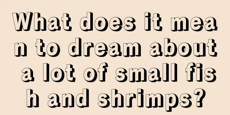 What does it mean to dream about a lot of small fish and shrimps?