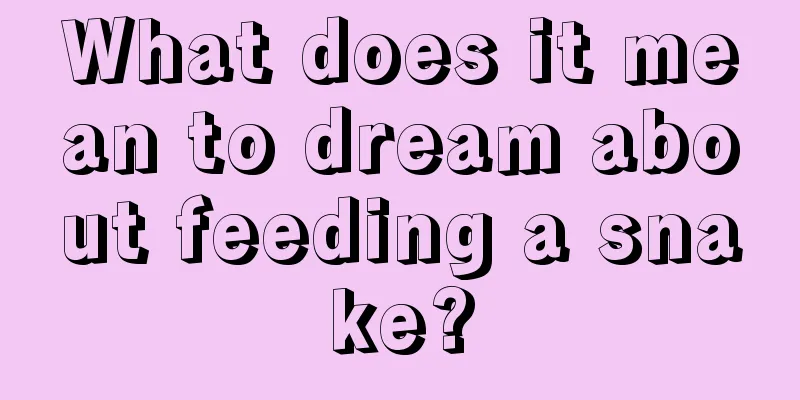 What does it mean to dream about feeding a snake?