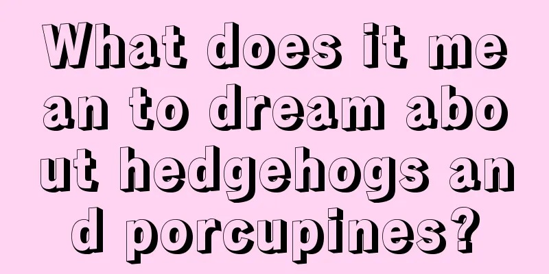 What does it mean to dream about hedgehogs and porcupines?