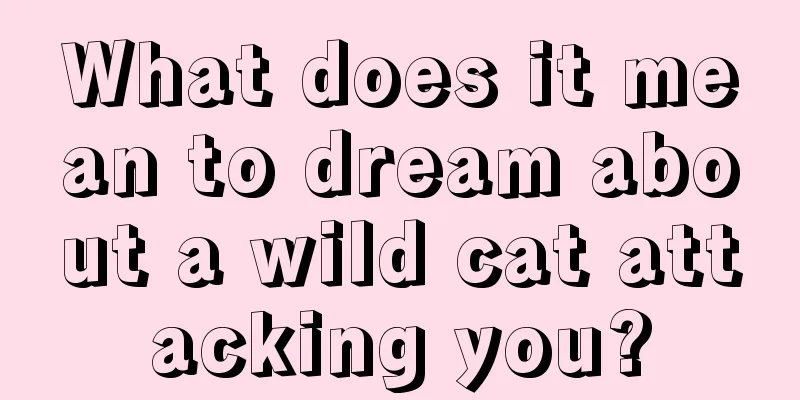 What does it mean to dream about a wild cat attacking you?