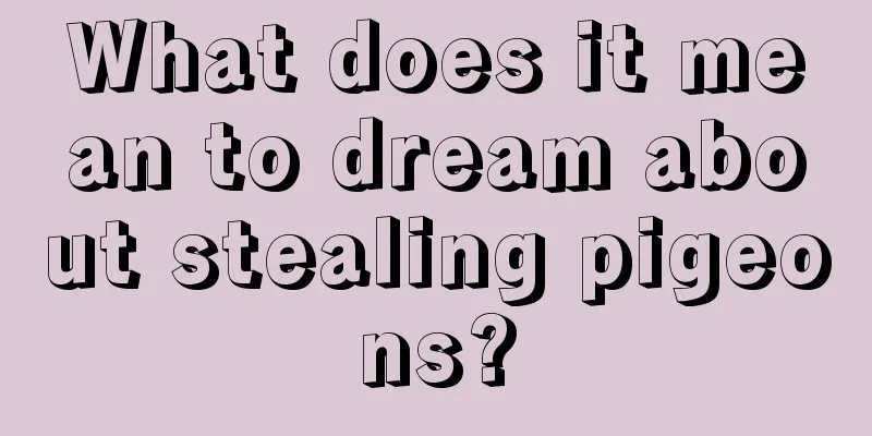 What does it mean to dream about stealing pigeons?