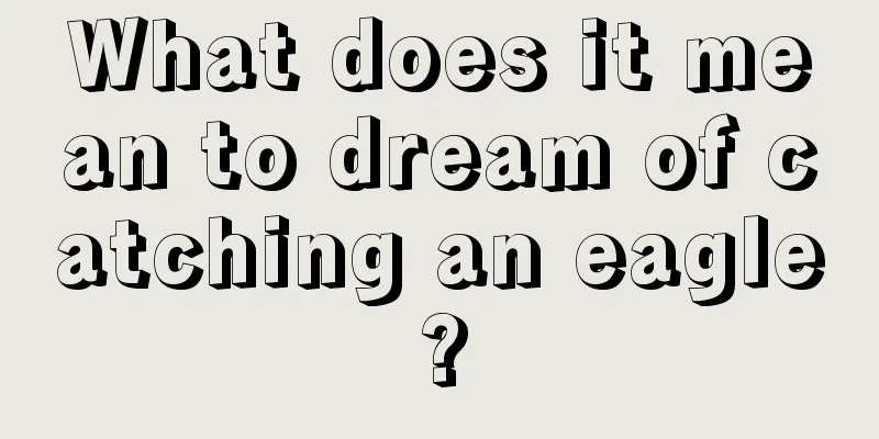 What does it mean to dream of catching an eagle?