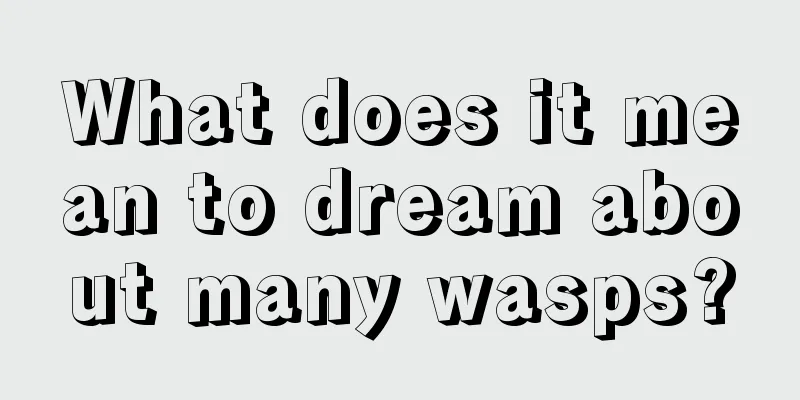 What does it mean to dream about many wasps?