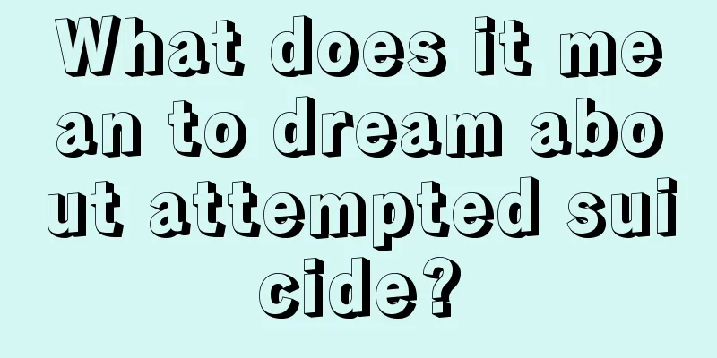 What does it mean to dream about attempted suicide?