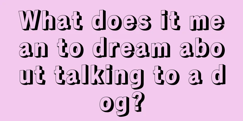 What does it mean to dream about talking to a dog?