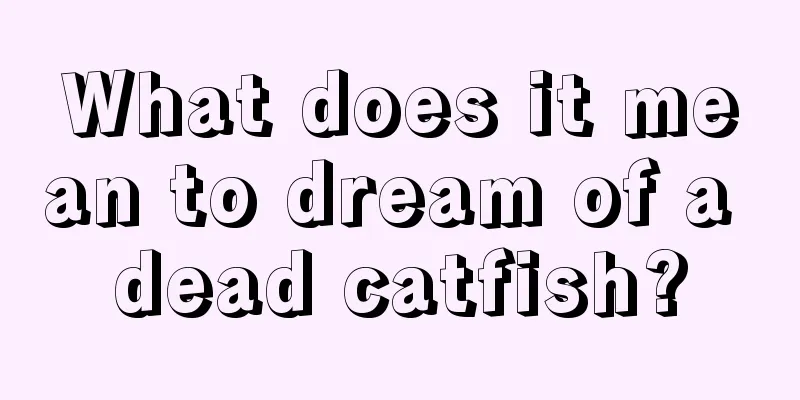 What does it mean to dream of a dead catfish?