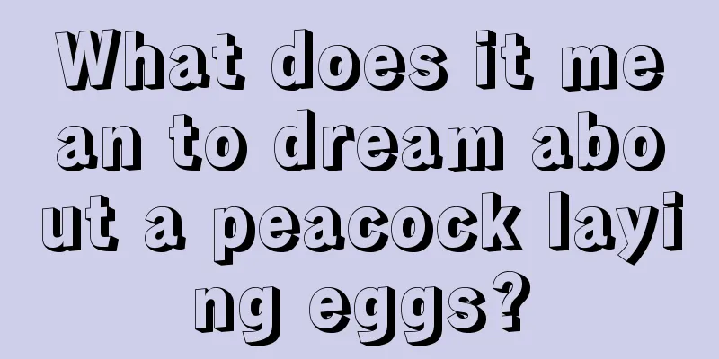 What does it mean to dream about a peacock laying eggs?