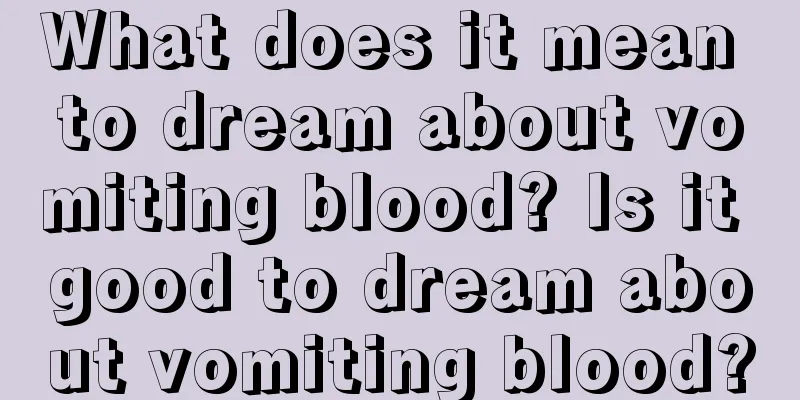 What does it mean to dream about vomiting blood? Is it good to dream about vomiting blood?