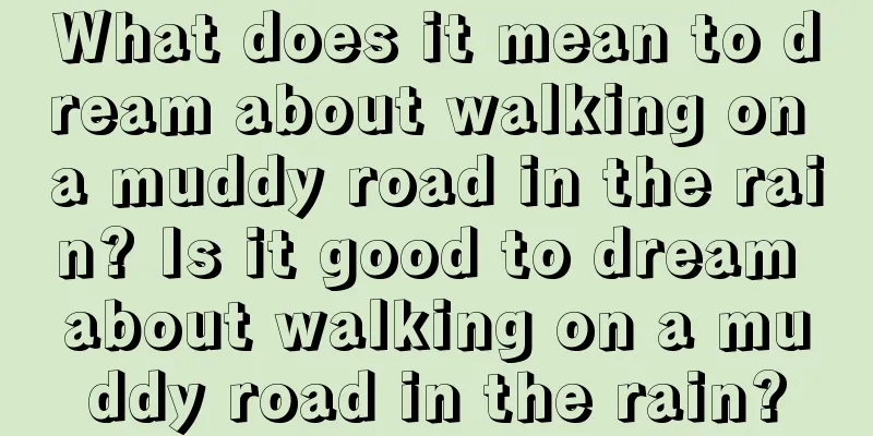 What does it mean to dream about walking on a muddy road in the rain? Is it good to dream about walking on a muddy road in the rain?