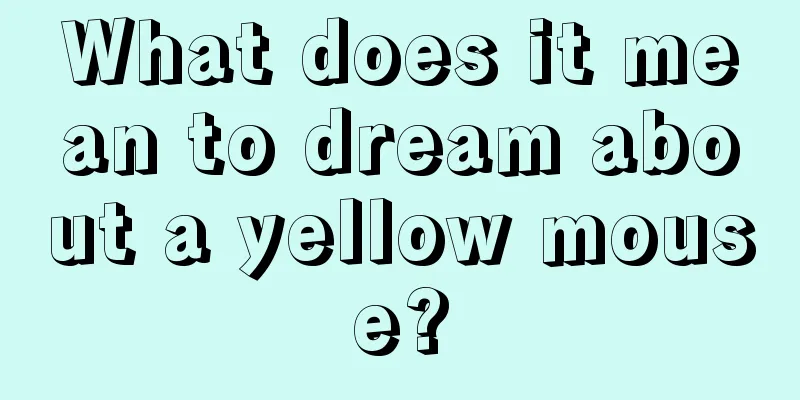 What does it mean to dream about a yellow mouse?