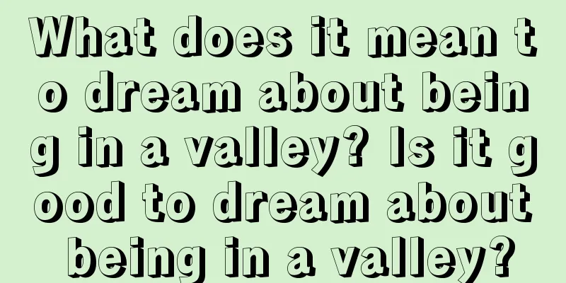 What does it mean to dream about being in a valley? Is it good to dream about being in a valley?