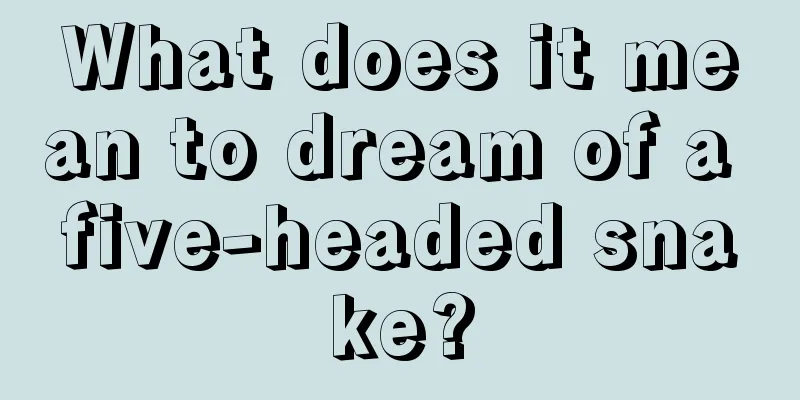 What does it mean to dream of a five-headed snake?