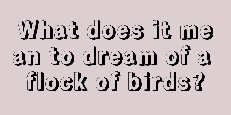 What does it mean to dream of a flock of birds?