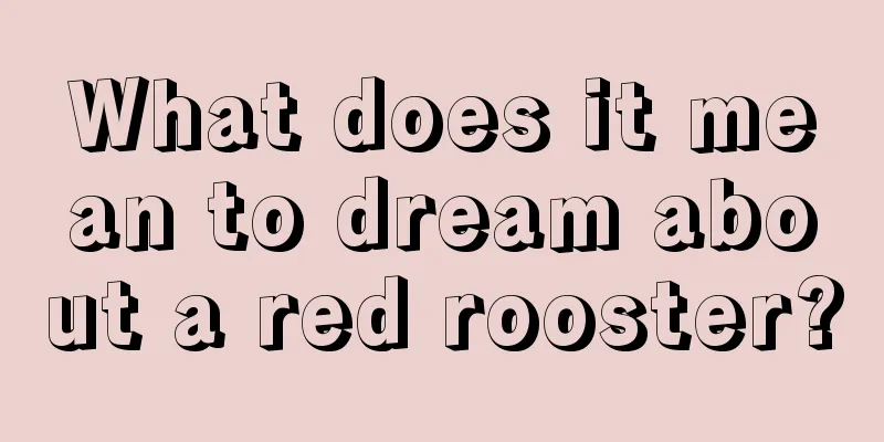 What does it mean to dream about a red rooster?