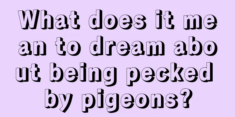 What does it mean to dream about being pecked by pigeons?