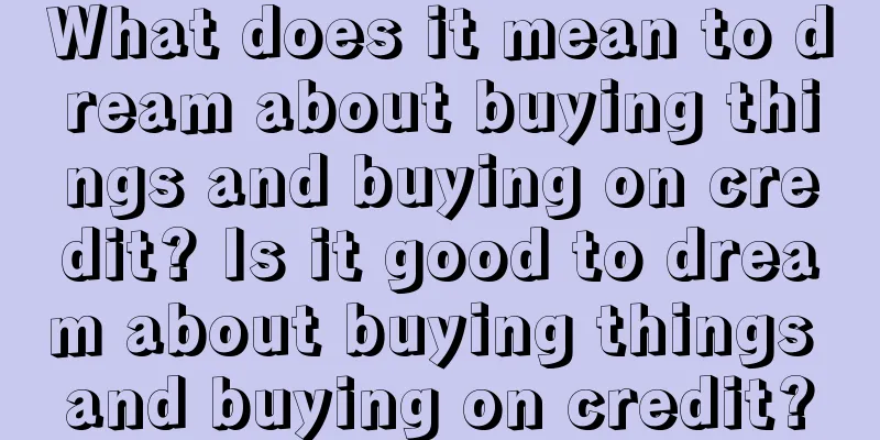 What does it mean to dream about buying things and buying on credit? Is it good to dream about buying things and buying on credit?