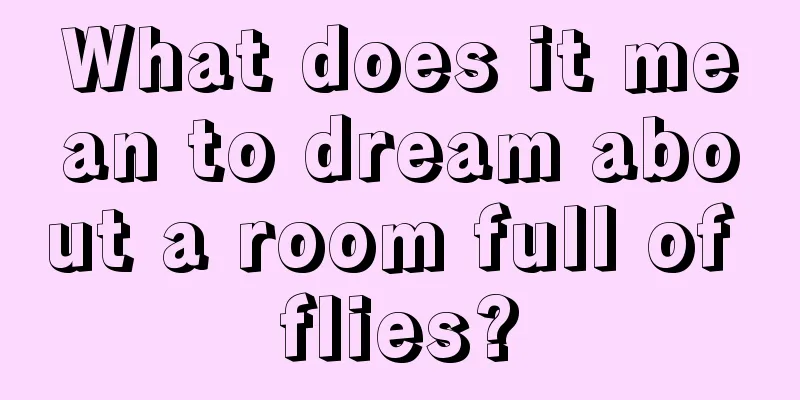 What does it mean to dream about a room full of flies?