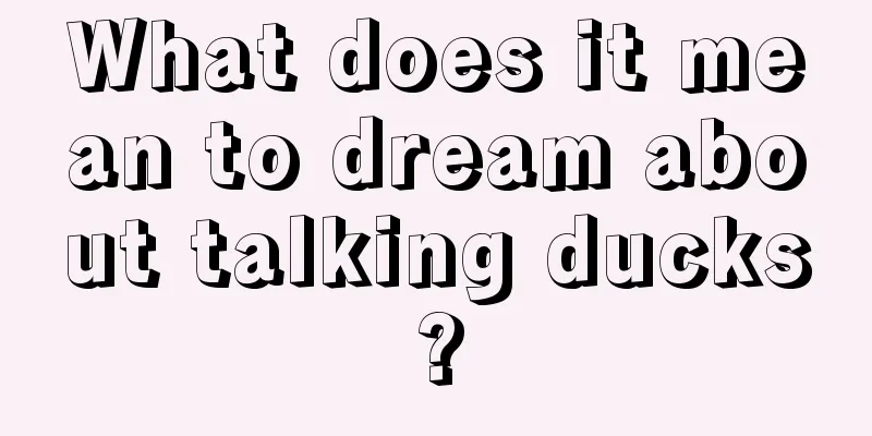 What does it mean to dream about talking ducks?