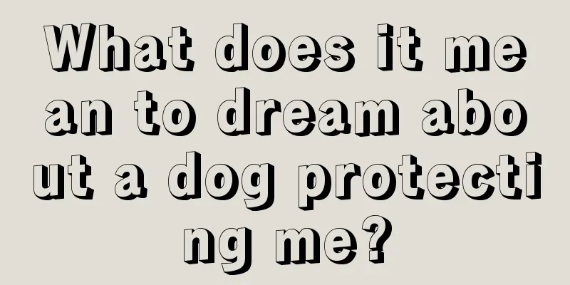 What does it mean to dream about a dog protecting me?