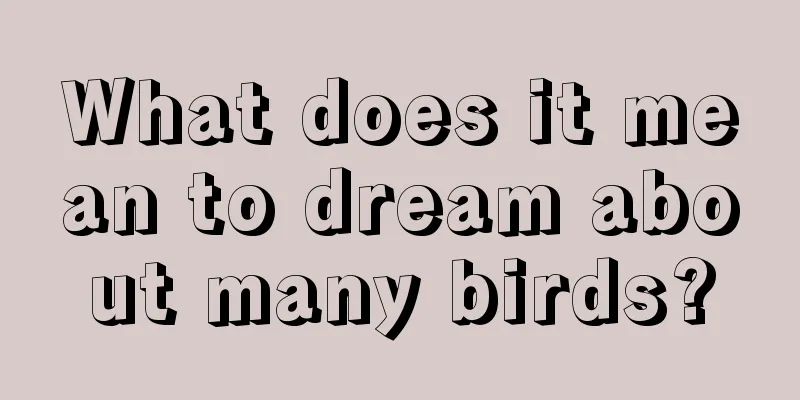 What does it mean to dream about many birds?