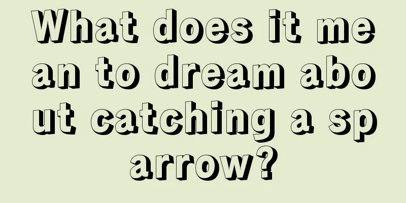 What does it mean to dream about catching a sparrow?