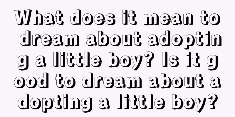 What does it mean to dream about adopting a little boy? Is it good to dream about adopting a little boy?