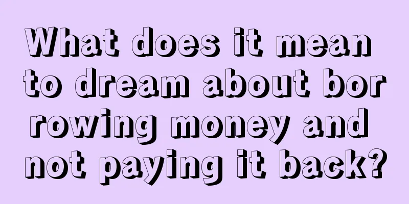 What does it mean to dream about borrowing money and not paying it back?