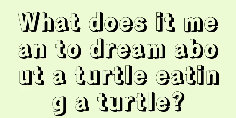 What does it mean to dream about a turtle eating a turtle?