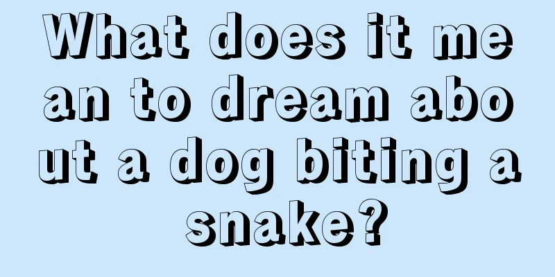 What does it mean to dream about a dog biting a snake?