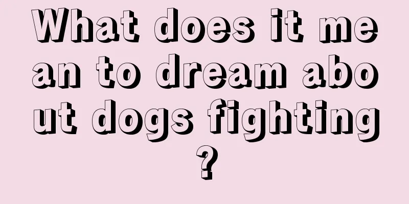 What does it mean to dream about dogs fighting?