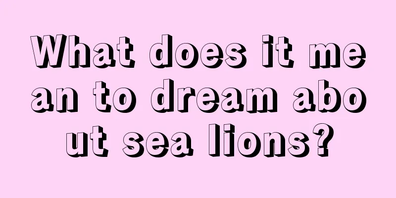 What does it mean to dream about sea lions?