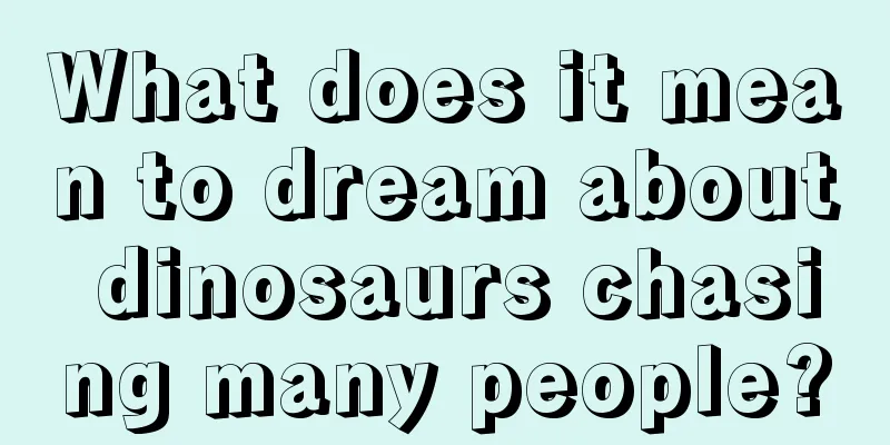 What does it mean to dream about dinosaurs chasing many people?