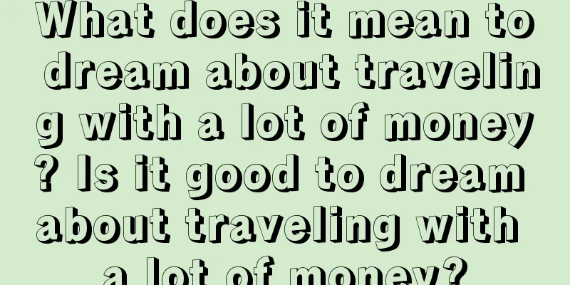 What does it mean to dream about traveling with a lot of money? Is it good to dream about traveling with a lot of money?