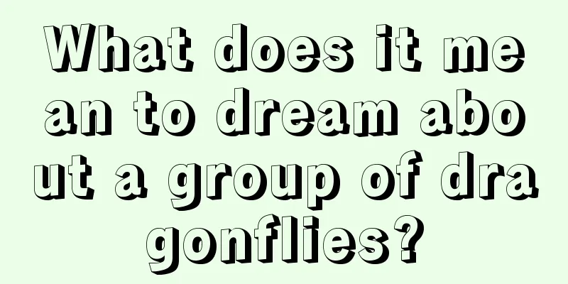 What does it mean to dream about a group of dragonflies?