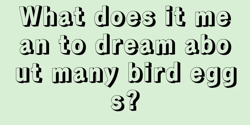 What does it mean to dream about many bird eggs?