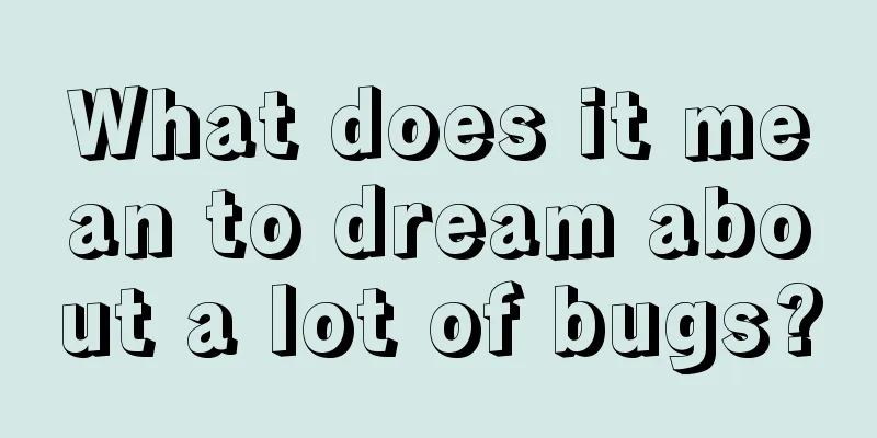 What does it mean to dream about a lot of bugs?