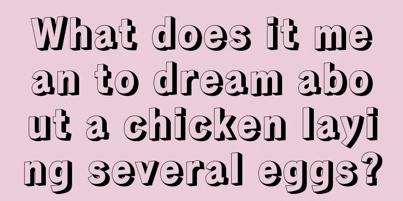 What does it mean to dream about a chicken laying several eggs?