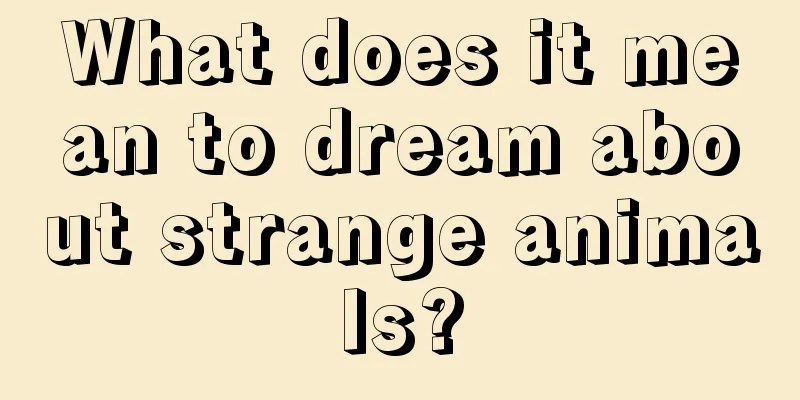 What does it mean to dream about strange animals?