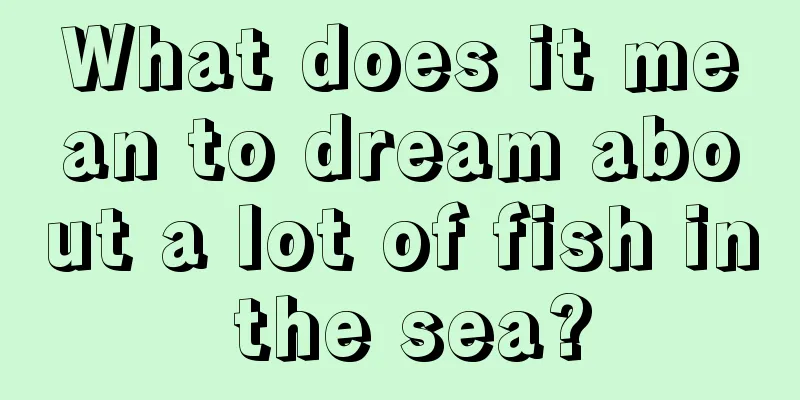 What does it mean to dream about a lot of fish in the sea?