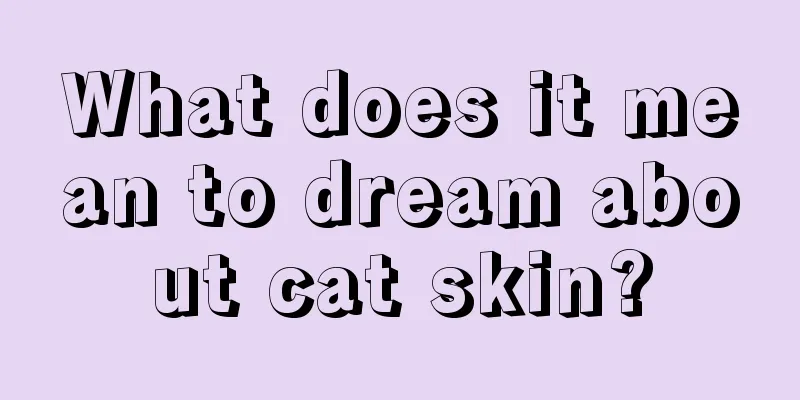 What does it mean to dream about cat skin?