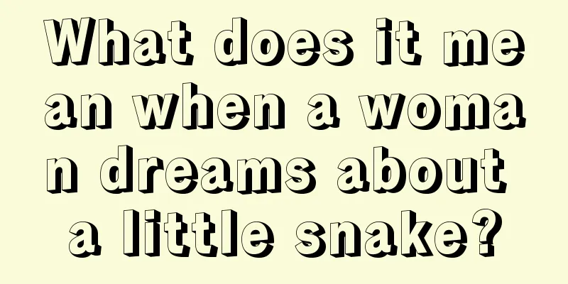 What does it mean when a woman dreams about a little snake?