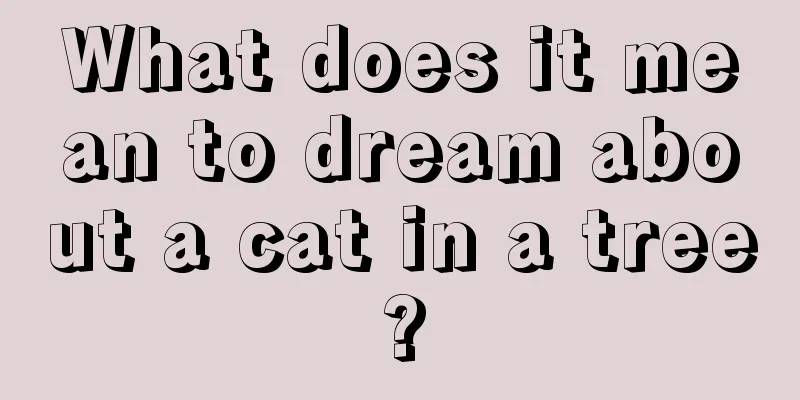 What does it mean to dream about a cat in a tree?