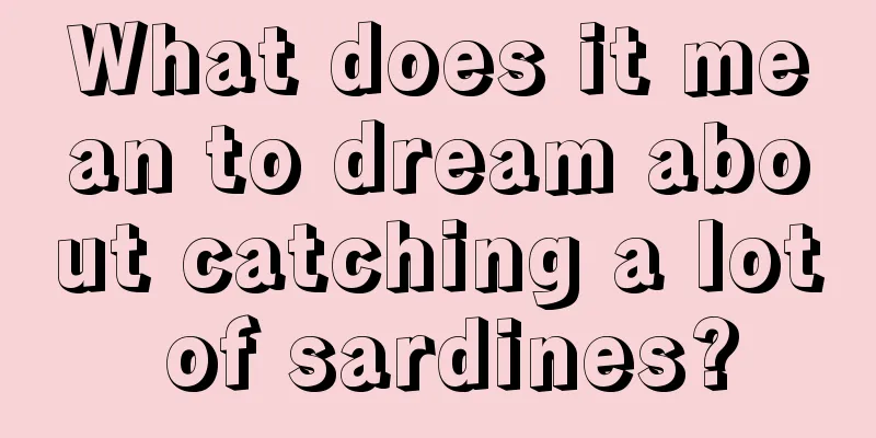 What does it mean to dream about catching a lot of sardines?