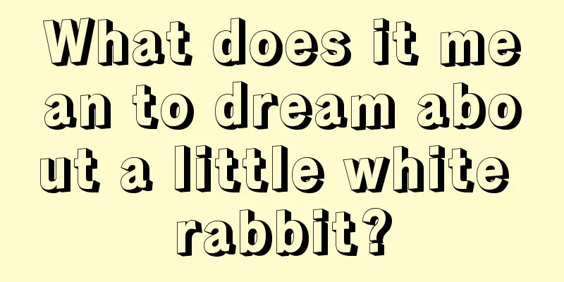 What does it mean to dream about a little white rabbit?