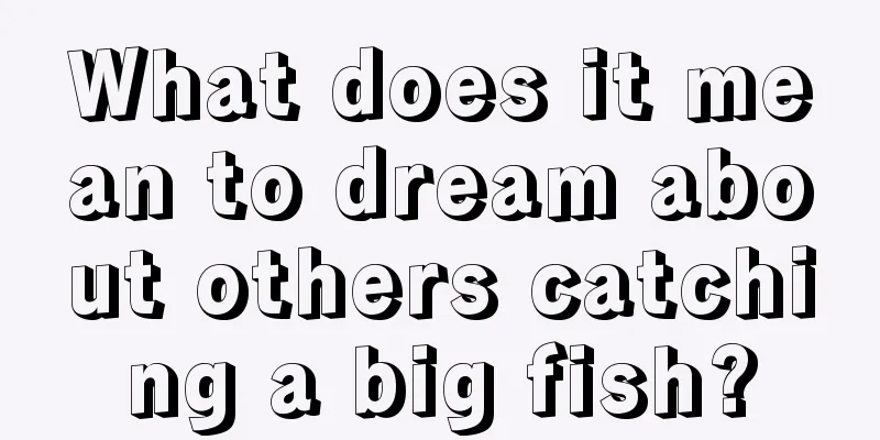 What does it mean to dream about others catching a big fish?