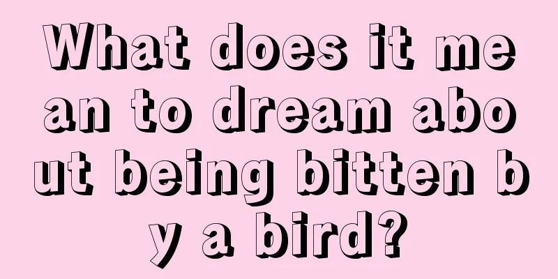 What does it mean to dream about being bitten by a bird?