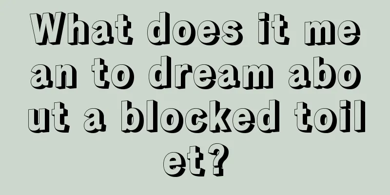 What does it mean to dream about a blocked toilet?