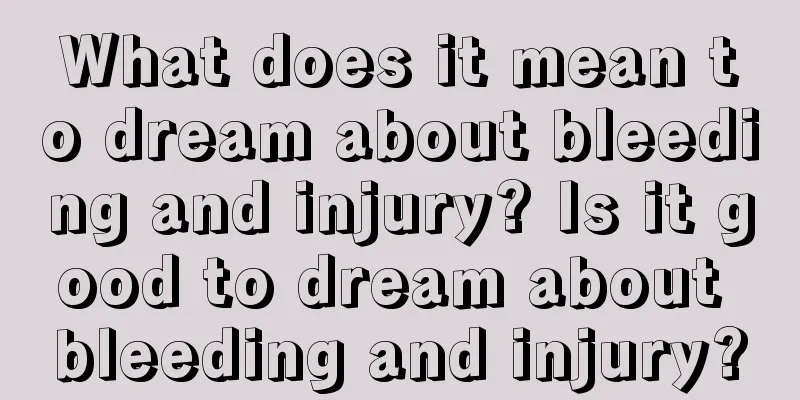 What does it mean to dream about bleeding and injury? Is it good to dream about bleeding and injury?