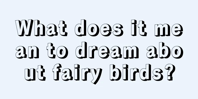 What does it mean to dream about fairy birds?