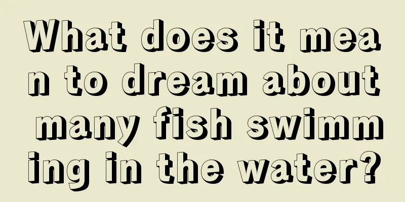 What does it mean to dream about many fish swimming in the water?